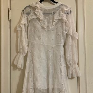 Urban Outfitters White Lace Dress